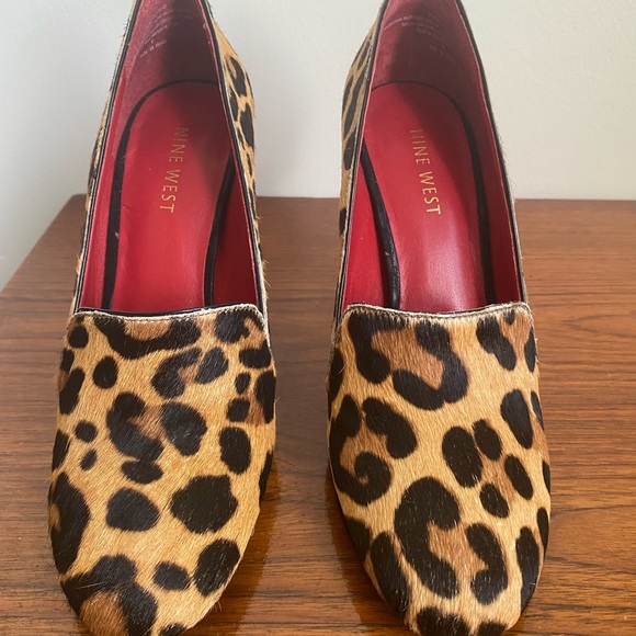 Nine West Leopard Print Heels - Picture 5 of 14